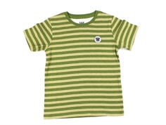 Wood Wood khaki/pesto striped t-shirt Ola